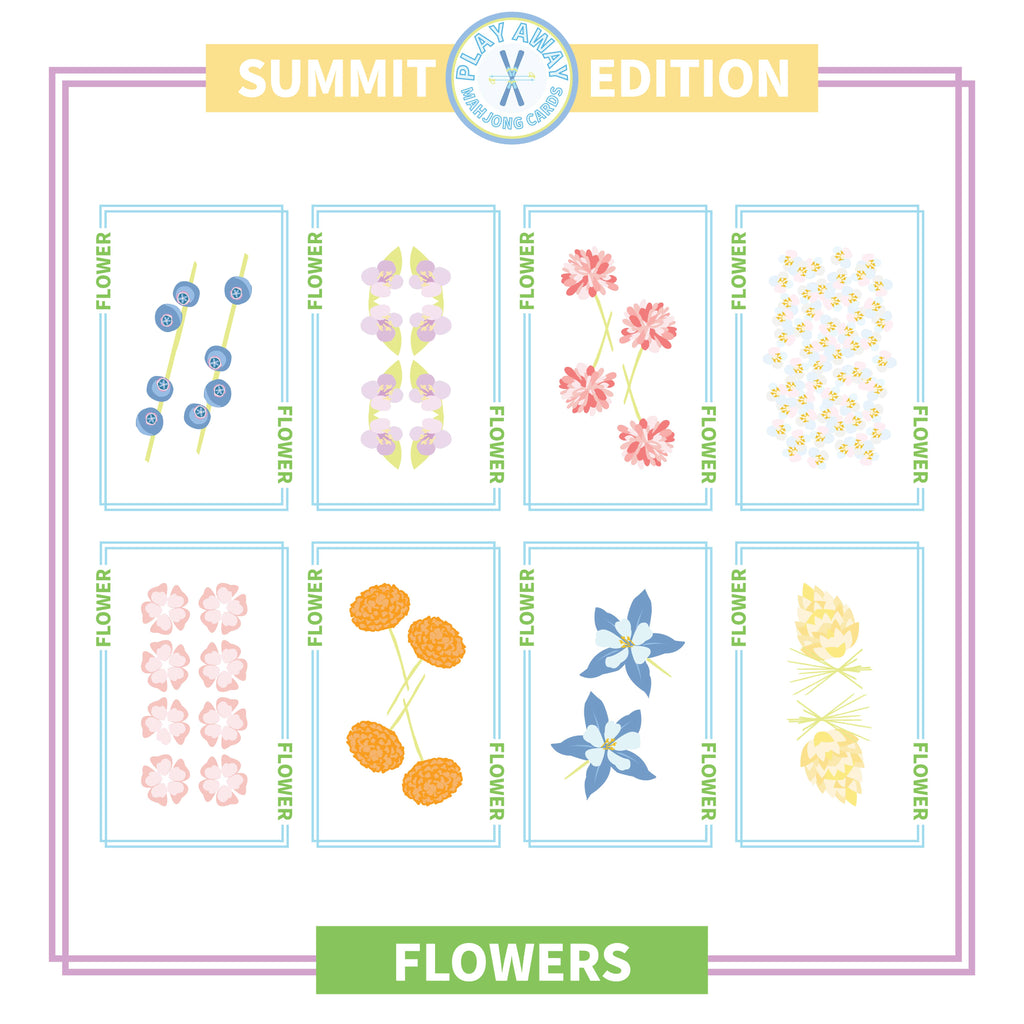 Play Away Mahjong - Summit Mountain Playing Card Deck