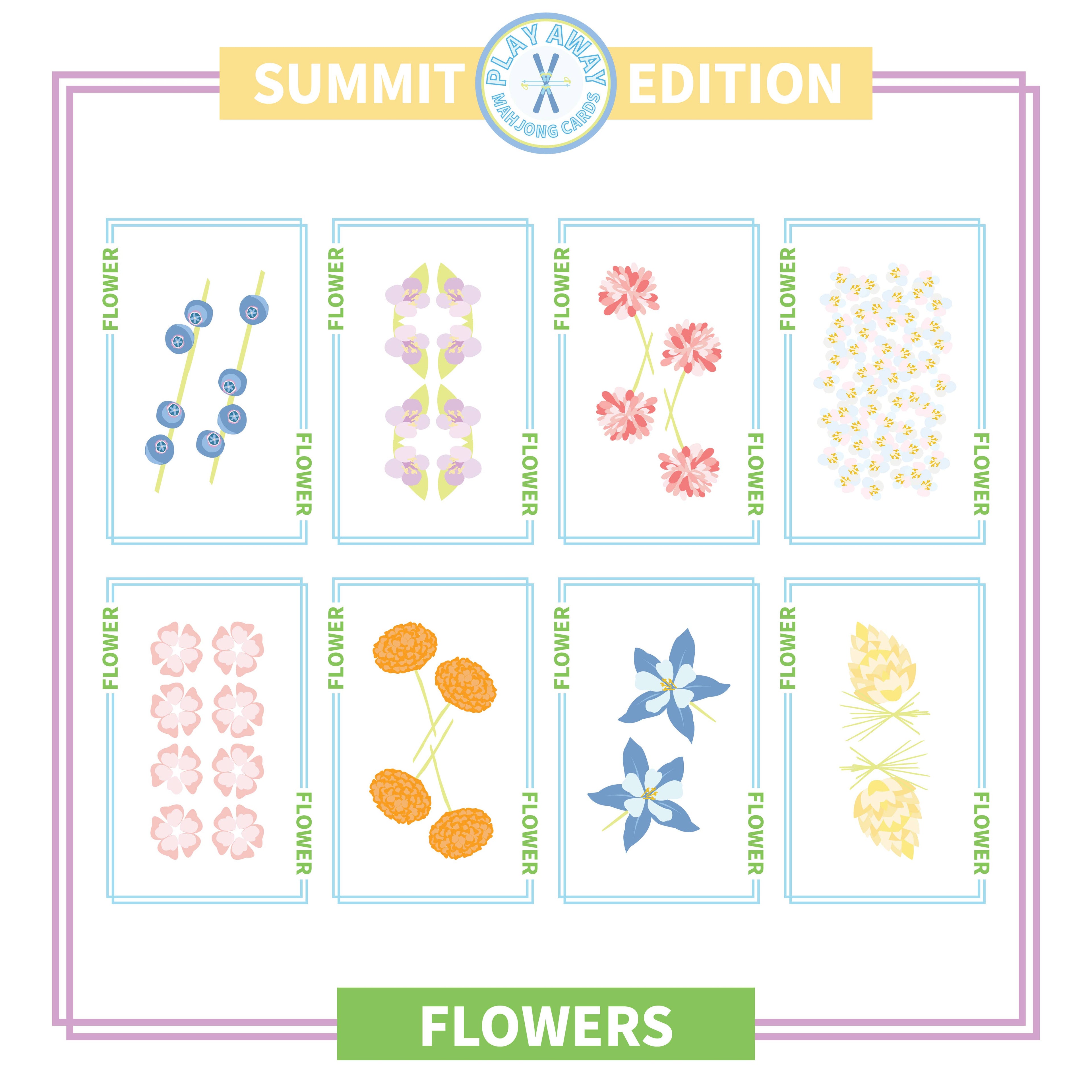 Play Away Mahjong - Summit Mountain Playing Card Deck