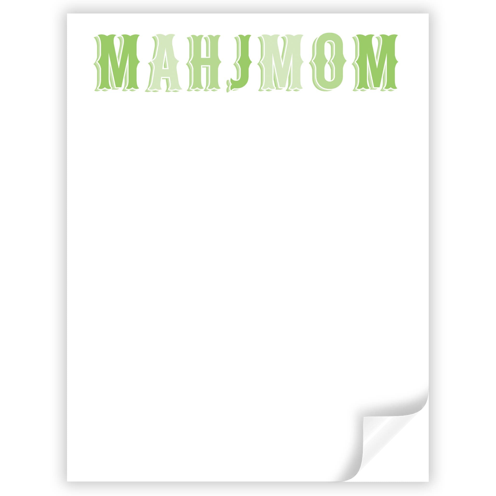 Mahjmom Mahjong Notpad