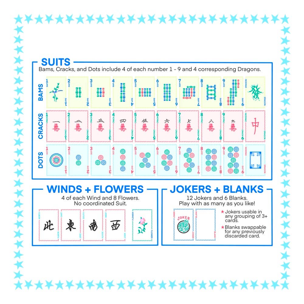Play Away Mahjong - Classic Playing Card Deck