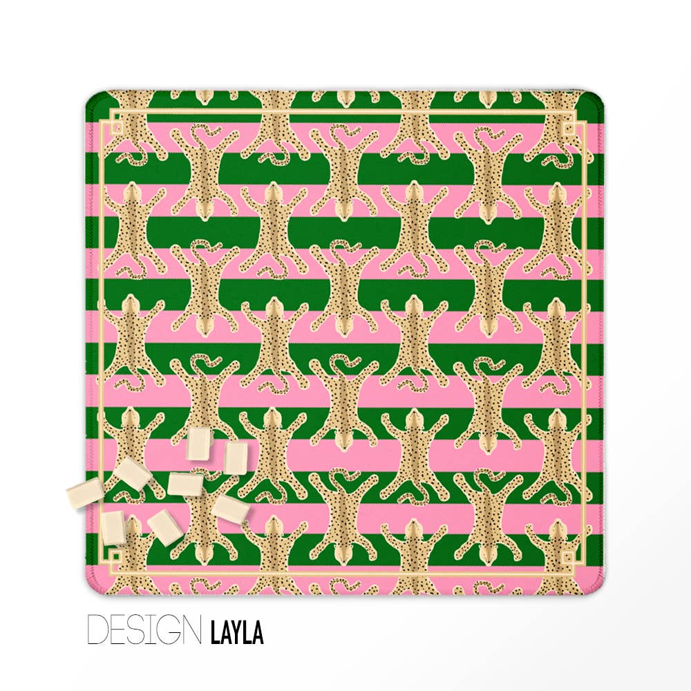 Mahjong Mat 31", Neoprene, Preppy, Boutique Monogram