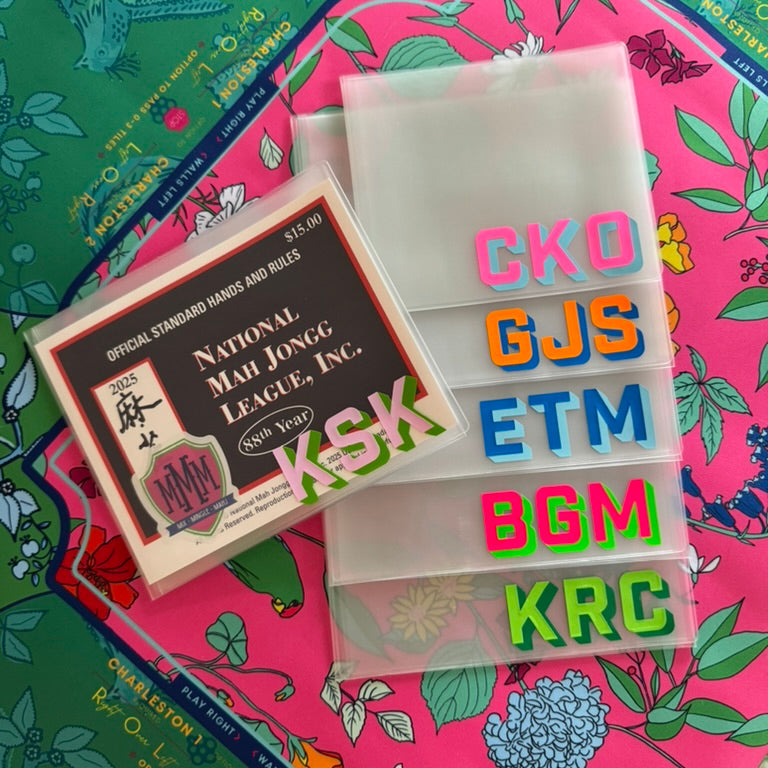 Monogrammed Card Cover
