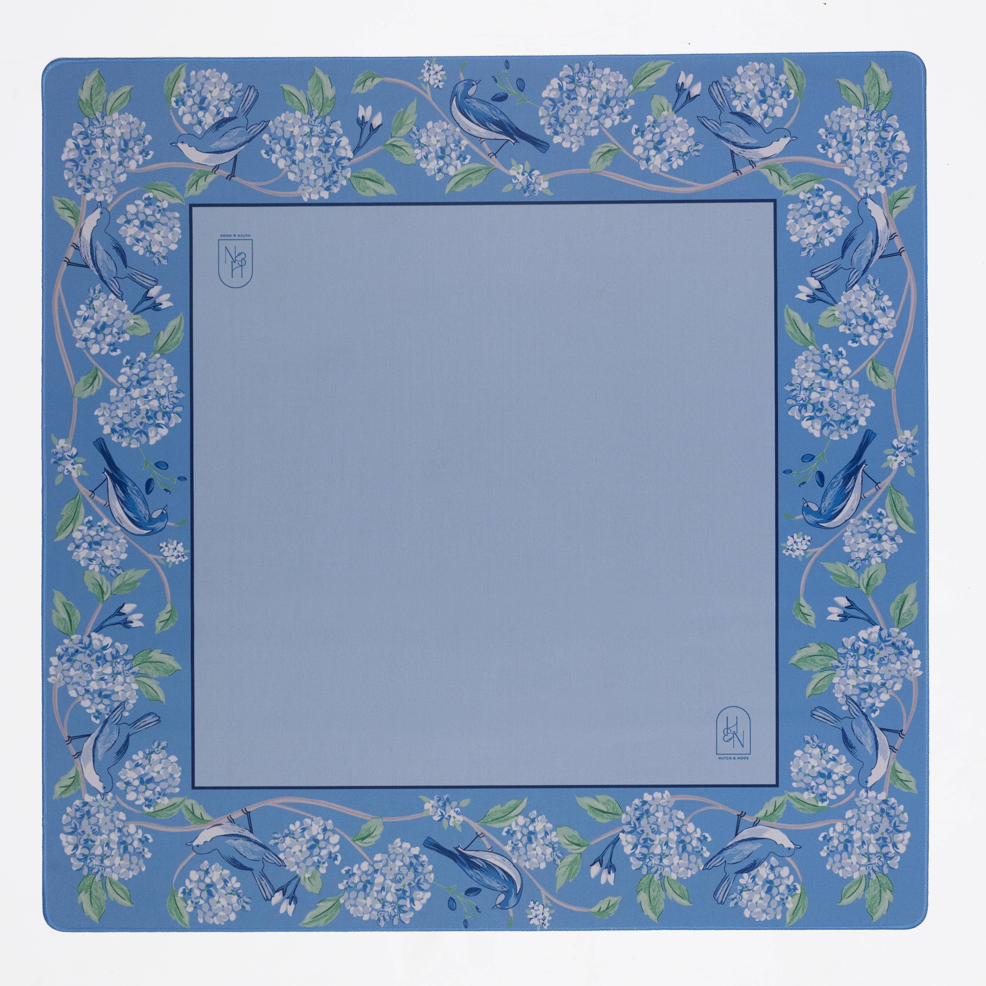 Blue Hydrangea Bird Mat