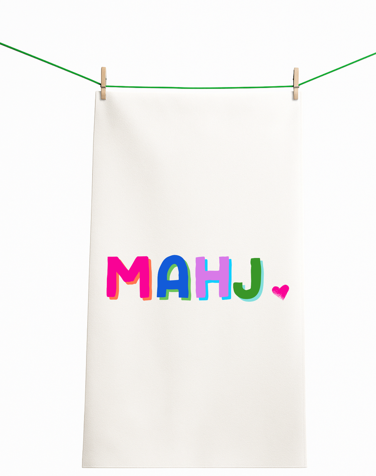 *NEW Mahjong gift towel colorful mahjong hostess mahj gift