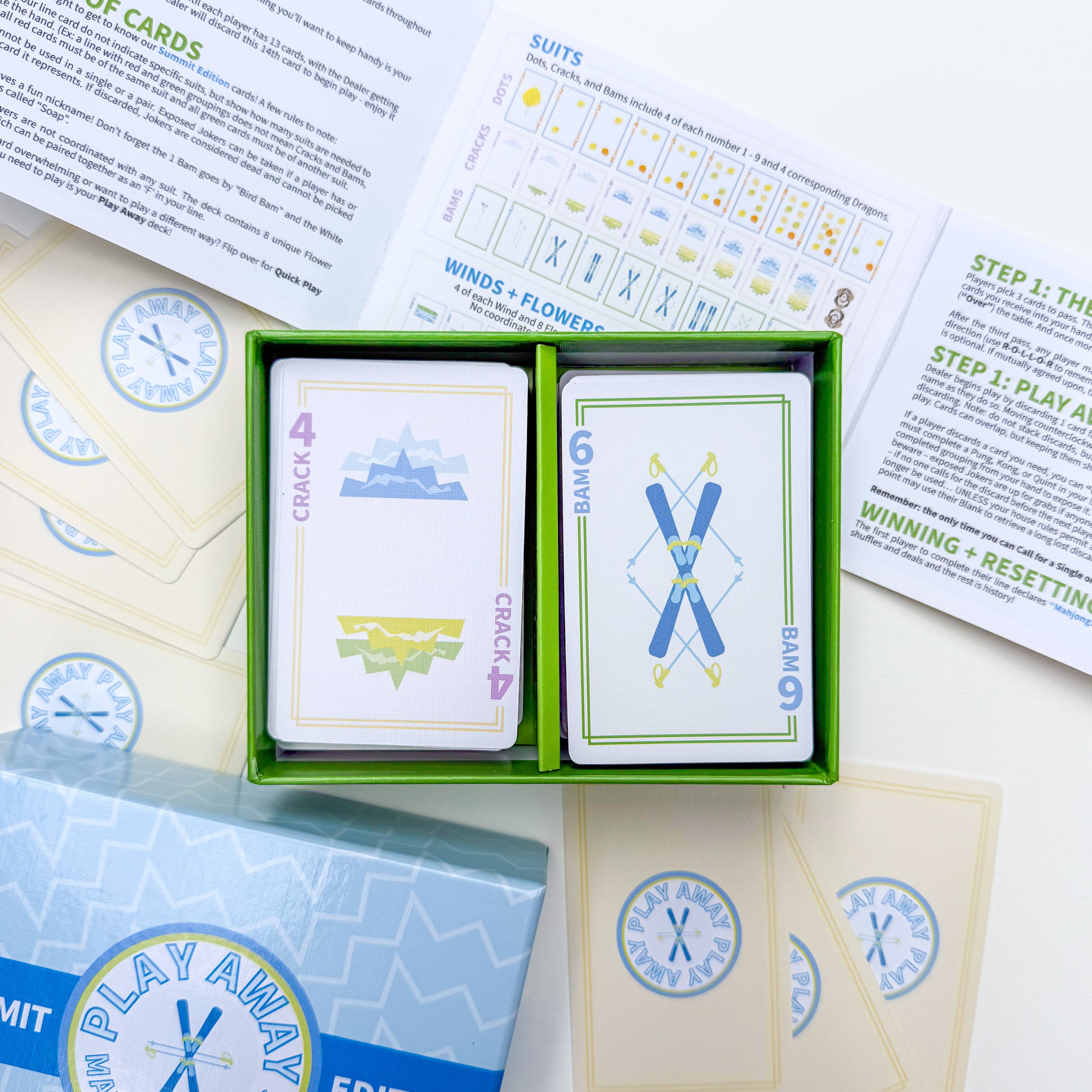 Play Away Mahjong - Summit Mountain Playing Card Deck