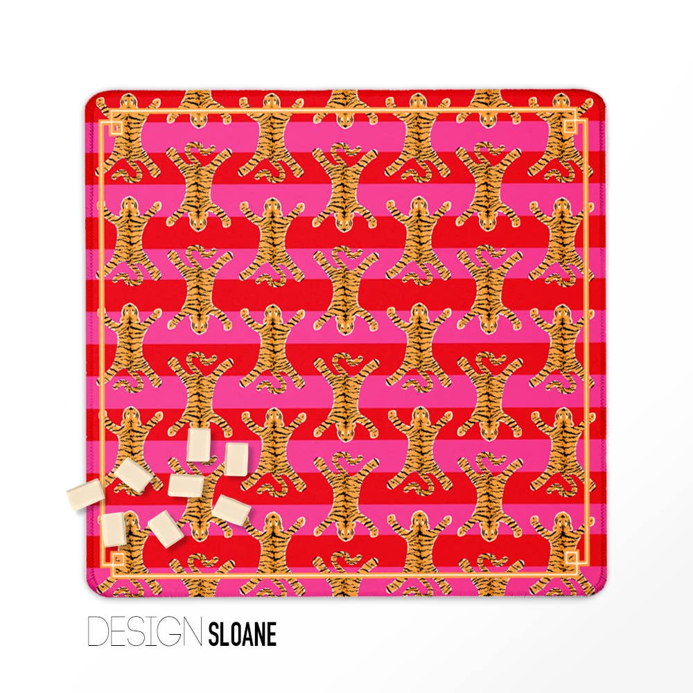 Mahjong Mat 31", Neoprene, Preppy, Boutique Monogram