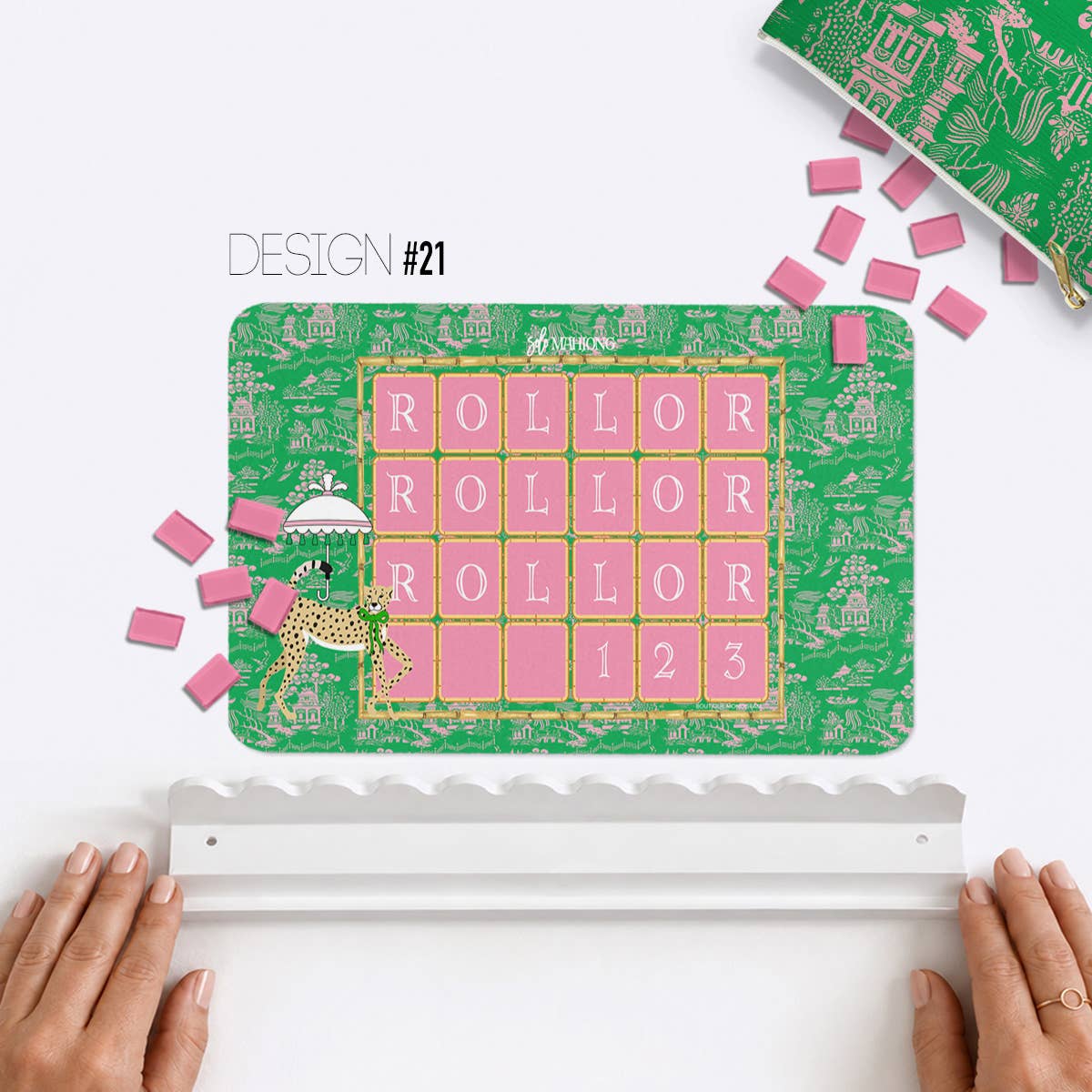 Mahjong Solo Practice Mats, Neoprene, Mix-n-Match Designs