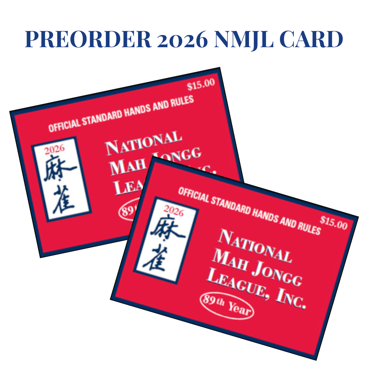 2026 NMJL Card - PREORDER