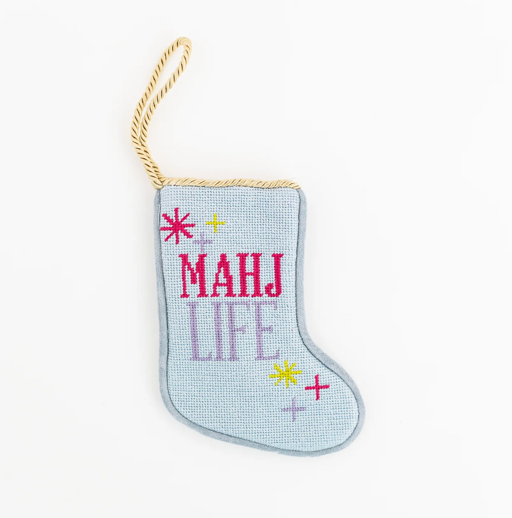 Stocking Needlepoint Ornament