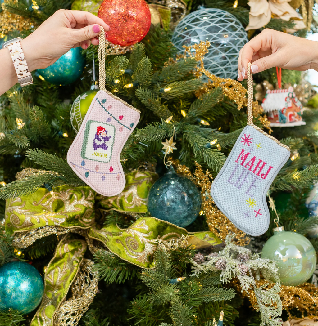 Stocking Needlepoint Ornament