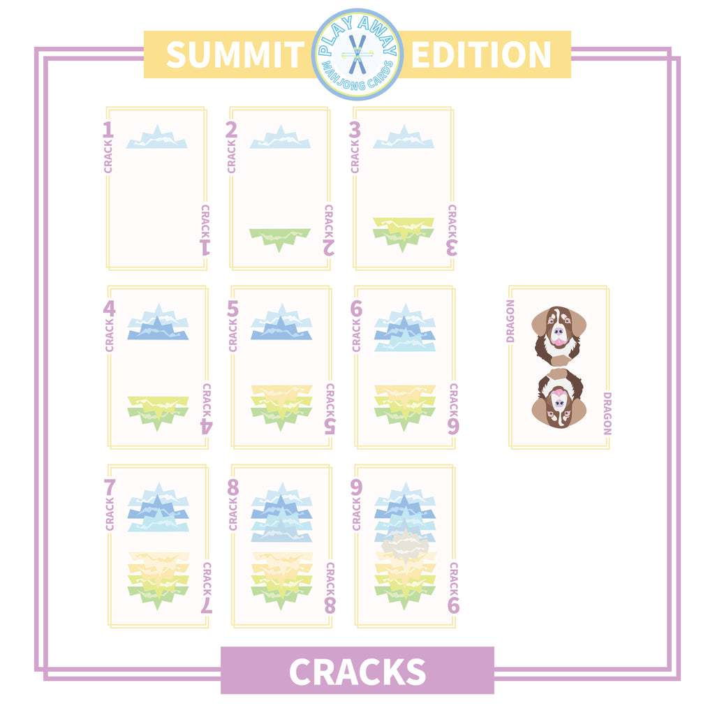 Play Away Mahjong - Summit Mountain Playing Card Deck