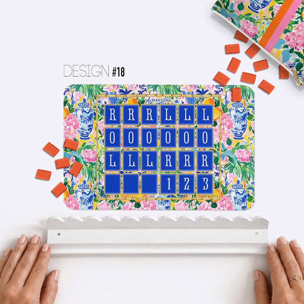Mahjong Solo Practice Mats, Neoprene, Mix-n-Match Designs
