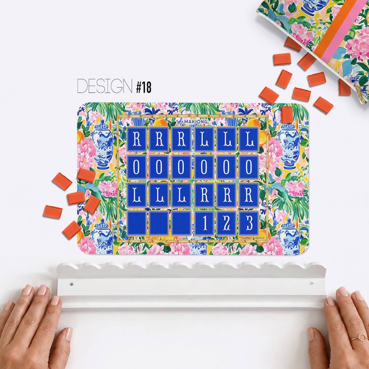Mahjong Solo Practice Mats, Neoprene, Mix-n-Match Designs
