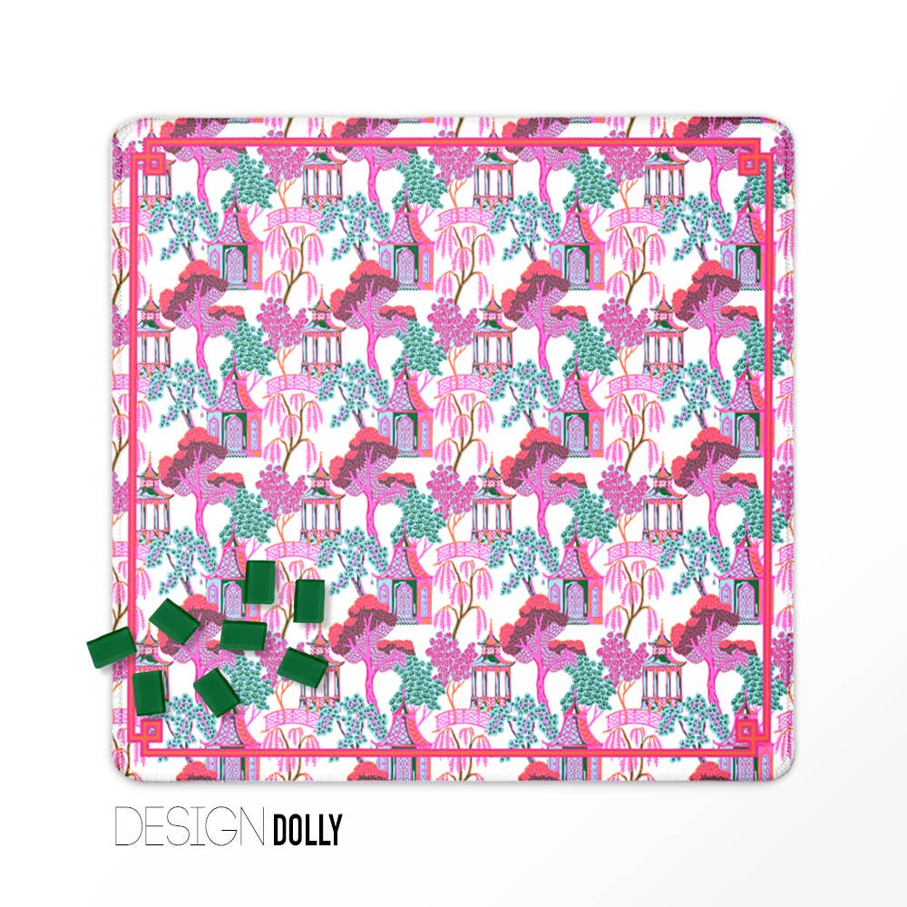 Mahjong Mat 31", Neoprene, Preppy, Boutique Monogram