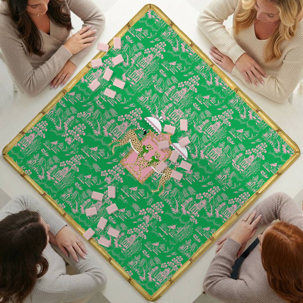 Mahjong Mat 31", Neoprene, Preppy, Boutique Monogram