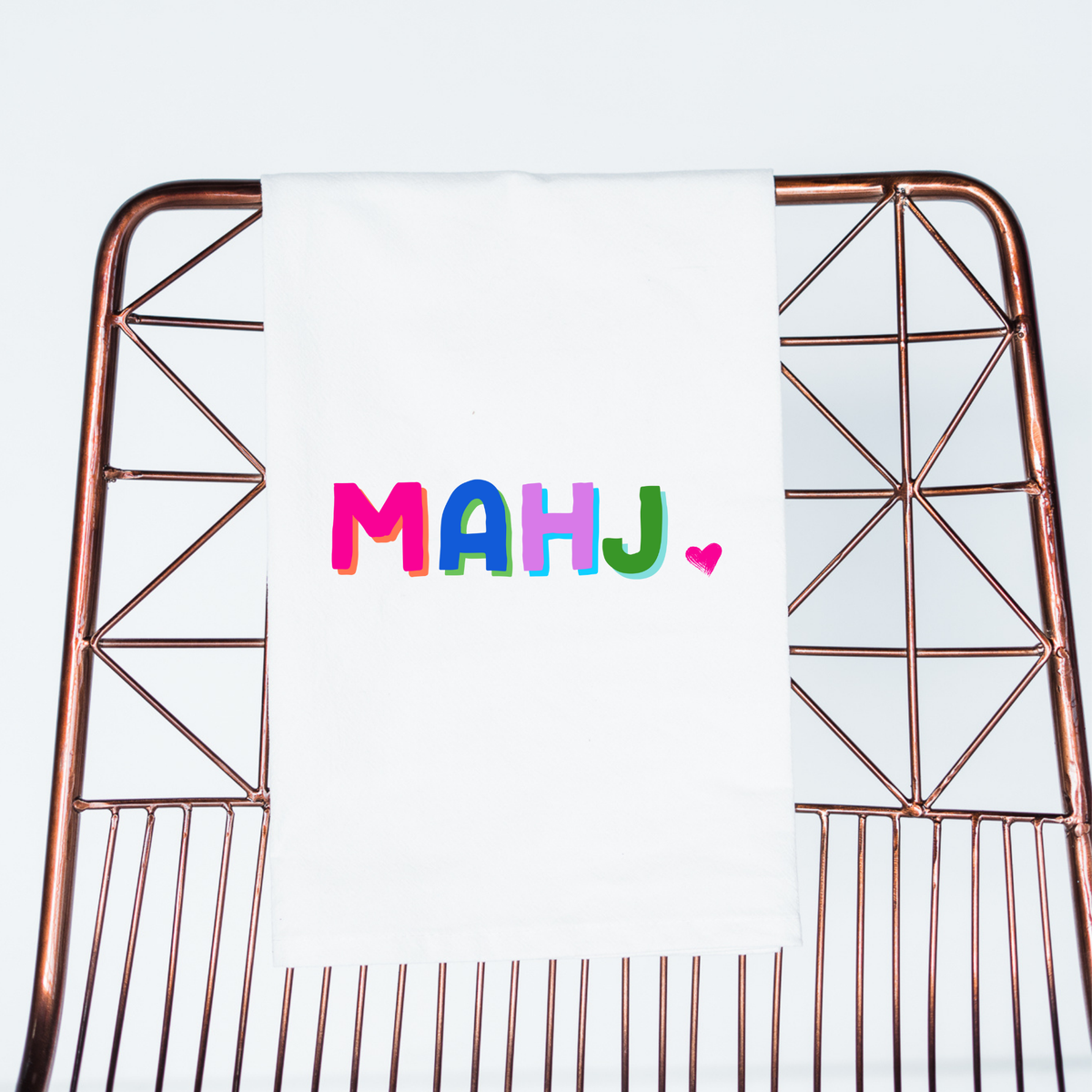 *NEW Mahjong gift towel colorful mahjong hostess mahj gift