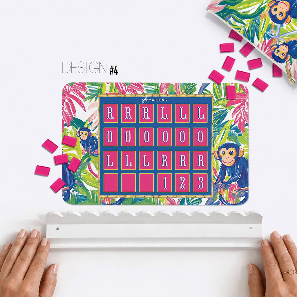 Mahjong Solo Practice Mats, Neoprene, Mix-n-Match Designs