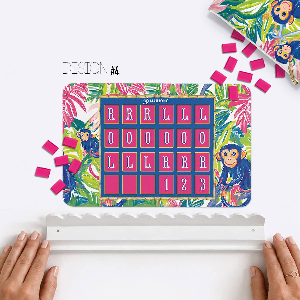 Mahjong Solo Practice Mats, Neoprene, Mix-n-Match Designs